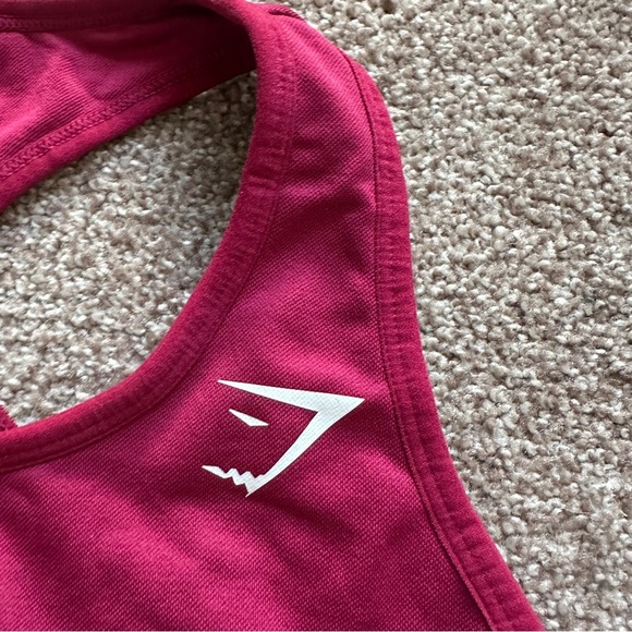 Gymshark Energy Seamless Sports Bra Berry Women’s Size XS Athletic Workout Yoga - Picture 5 of 12